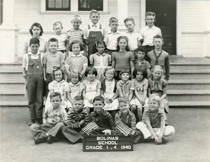 Bolinas School students grades 1 – 4
