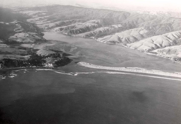 U.S. Coast Guard aerial of Bolinas Lagoon