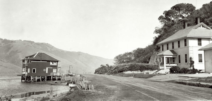 Waterhouse Studio and Coast Guard Station On Wharf Road, Bolinas